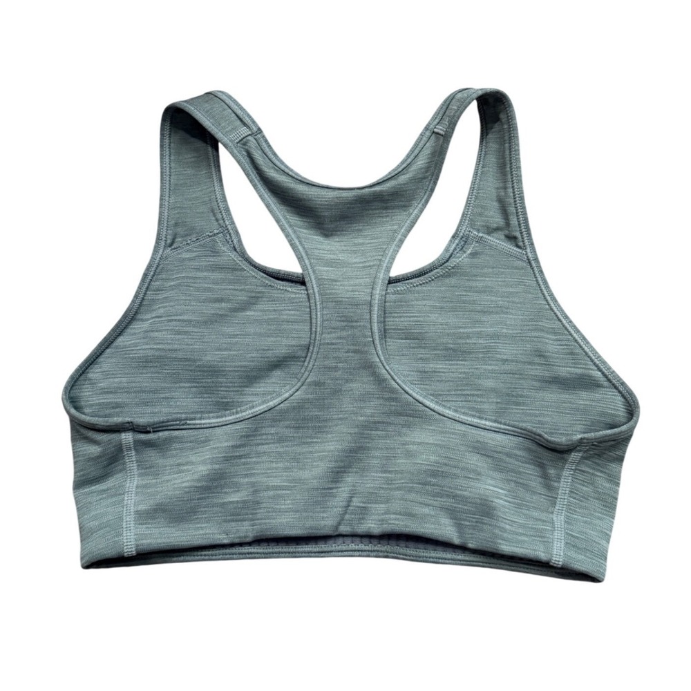 Nike Heathered Gray Dri-FIT Racerback Sports Bra M Sporty Spice Clean Girl - Picture 2 of 5